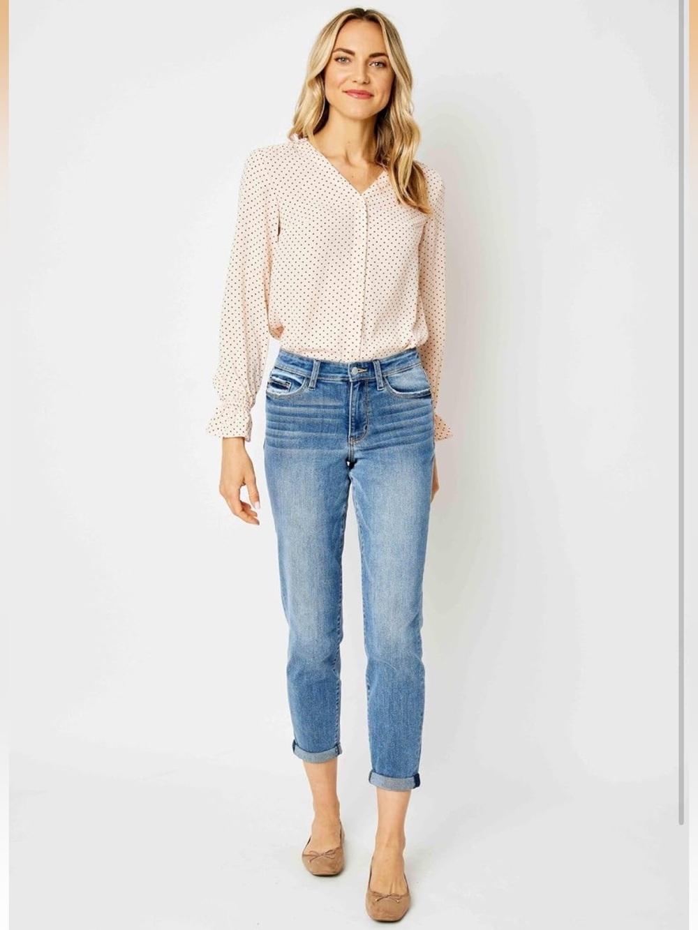 Judy Blue Cuffed Slim Fit Jeans Size 31